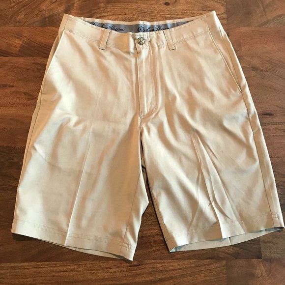 Ben Hogan Mens Khaki Performance Golf Shorts - Picture 1 of 2